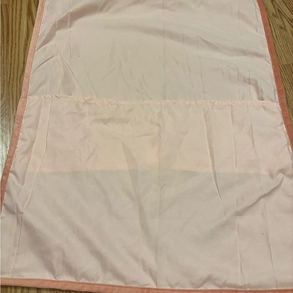 NWOT Coral Satin pillow case for standard size pillow